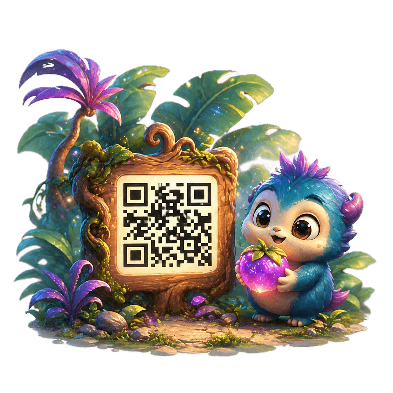 QR kód ve hře BalonFest