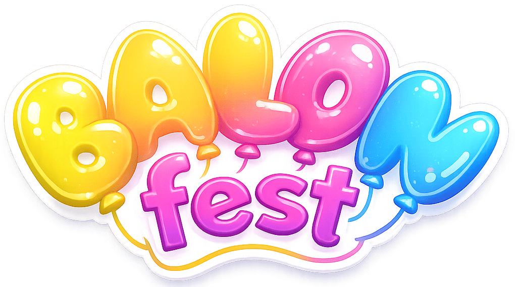 Barevné balónky na BalonFest, festival vzduchových balónků a leteckých show v České republice.