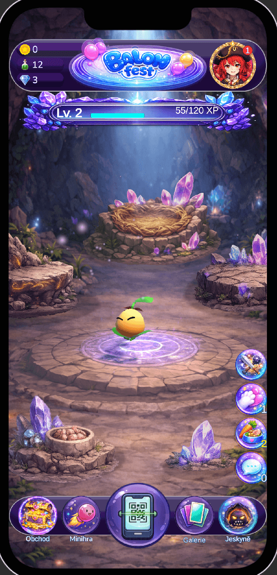 Ukázka scény s Balfonem